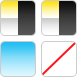 両面ヘアライン＋ホットスタンプ（箔押し加工）表1色／裏0色